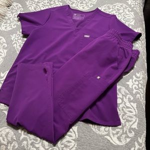 Figs scrub set (magic purple, discontinued)